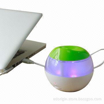 Mini Mist Humidifier with LED Light and 120mL Capacity